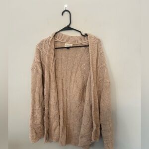 Universal Thread Women's Tan Knit Cardigan